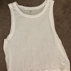 Beyond Yoga white muscle tank